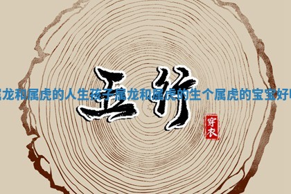 属龙和属虎的人生孩子_ 📁 属龙和属虎的生个 🌻 属虎的宝宝好吗