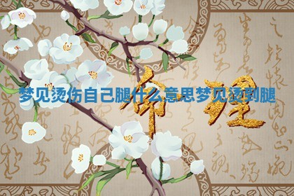 梦见烫伤 👲 自己腿什么意 🏤 思_梦见烫到腿