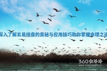 深入了解玄易排盘的 👥 奥秘与应用技巧助你掌握命理之 💧 道